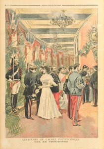 The Centenary of the Ecole Polytechnique: Et bal på Trocadero, fra det illustrerede supplement til 